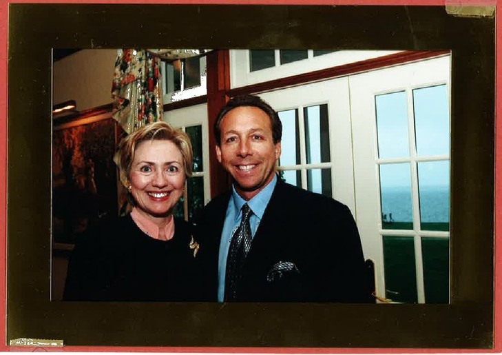 Steven Schwartzapfel with Hillary Clinton